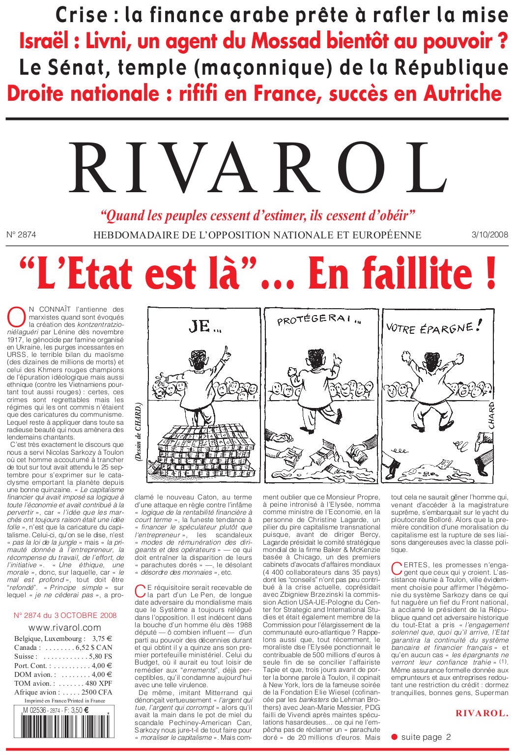 Rivarol n°2874 version numérique (PDF)