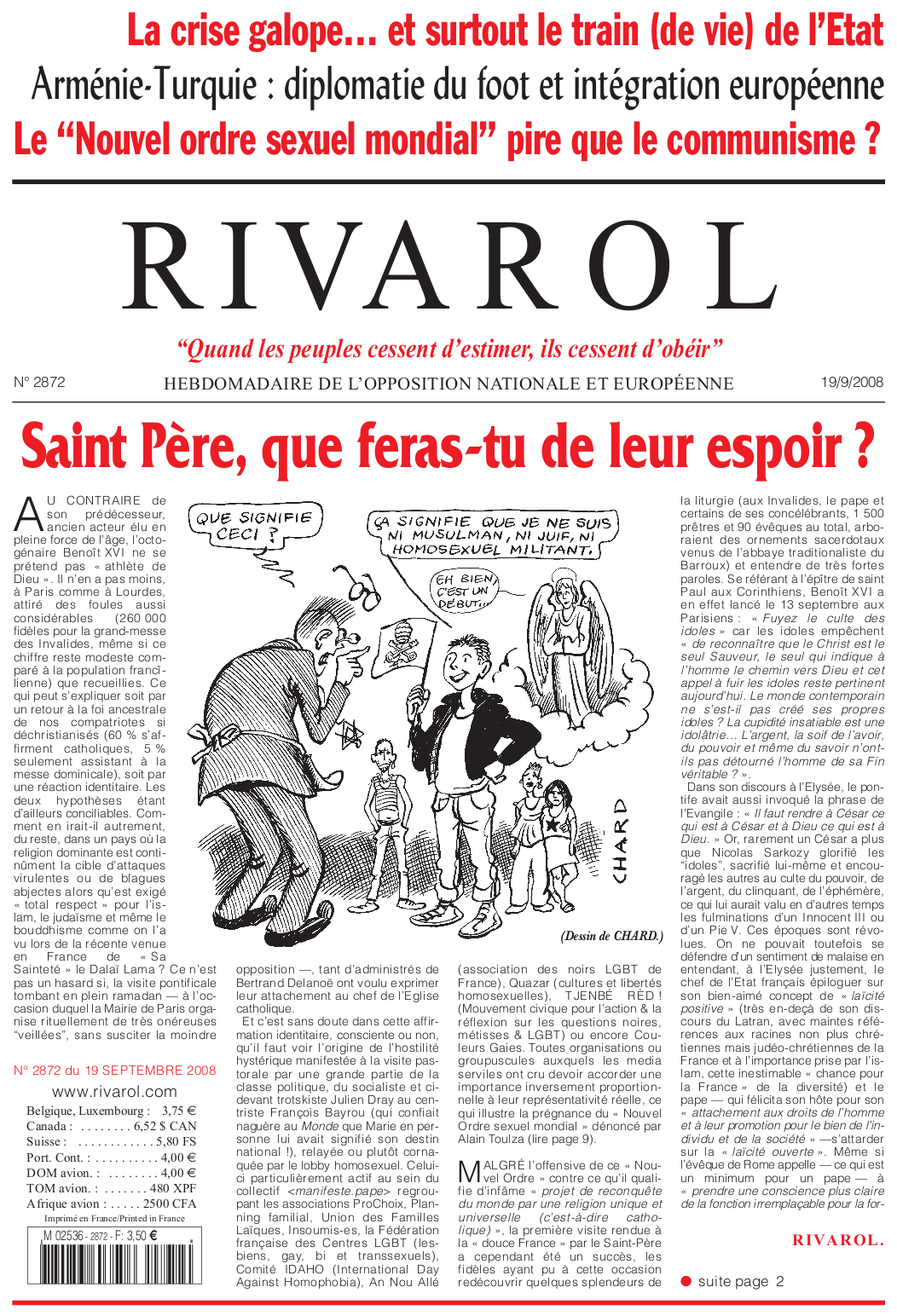Rivarol n°2872 version numérique (PDF)