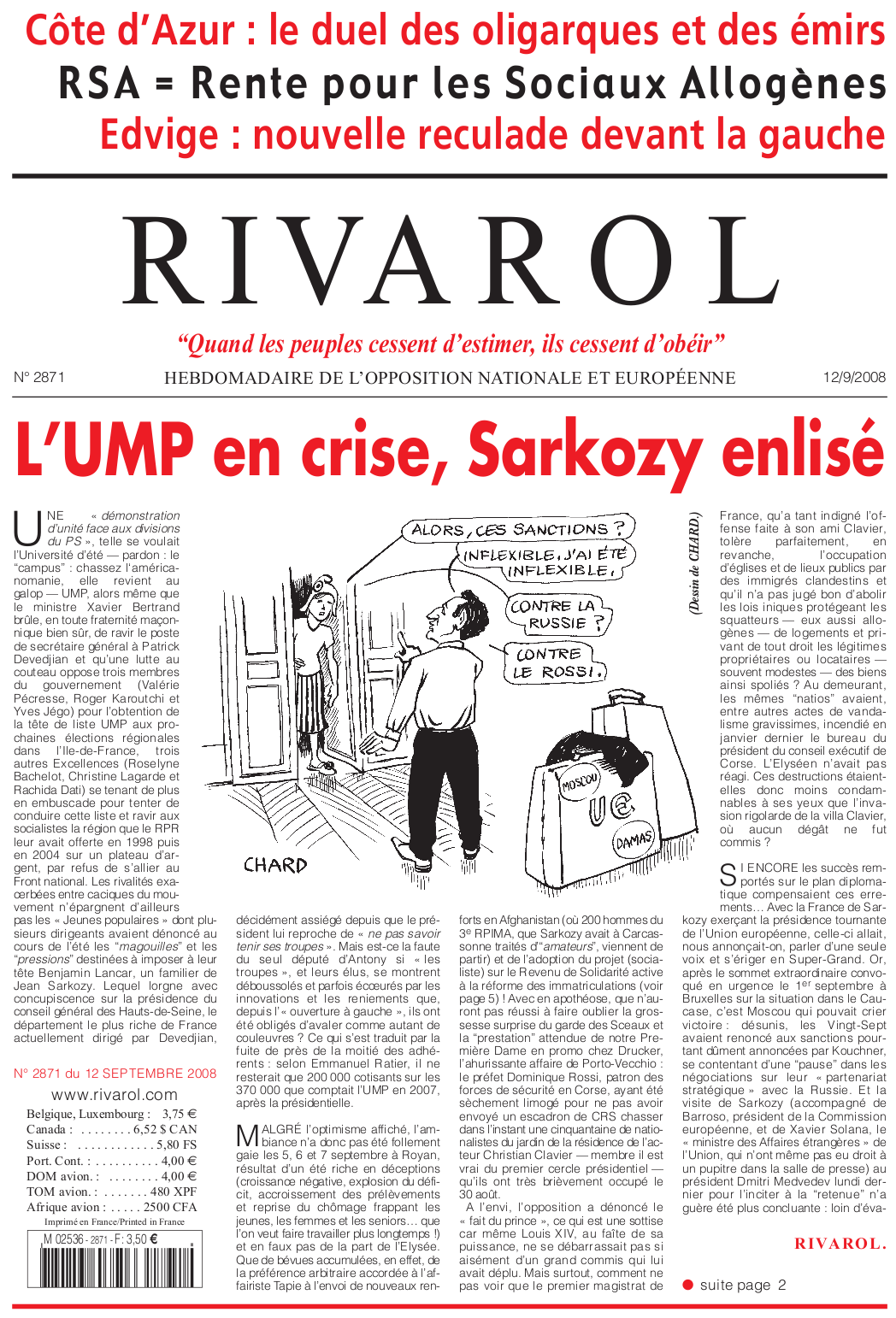 Rivarol n°2871 version numérique (PDF)
