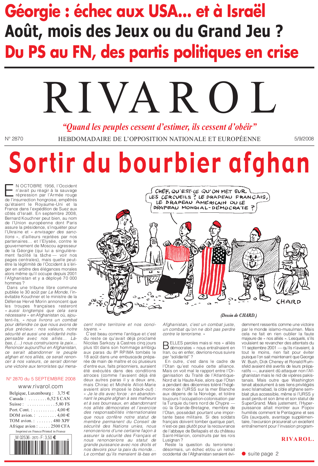Rivarol n°2870 version numérique (PDF)