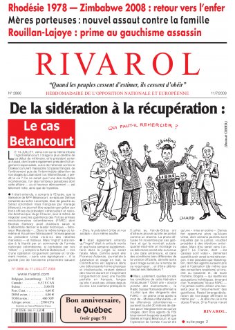 Rivarol n°2866 version numérique (PDF)