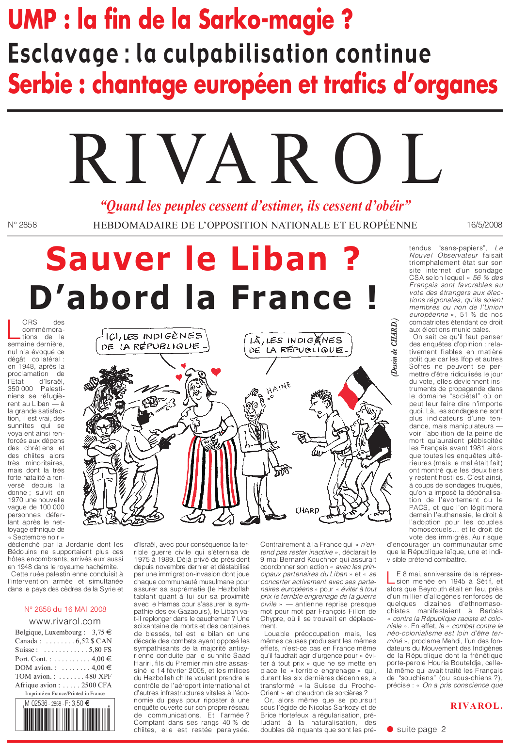 Rivarol n°2858 version numérique (PDF)