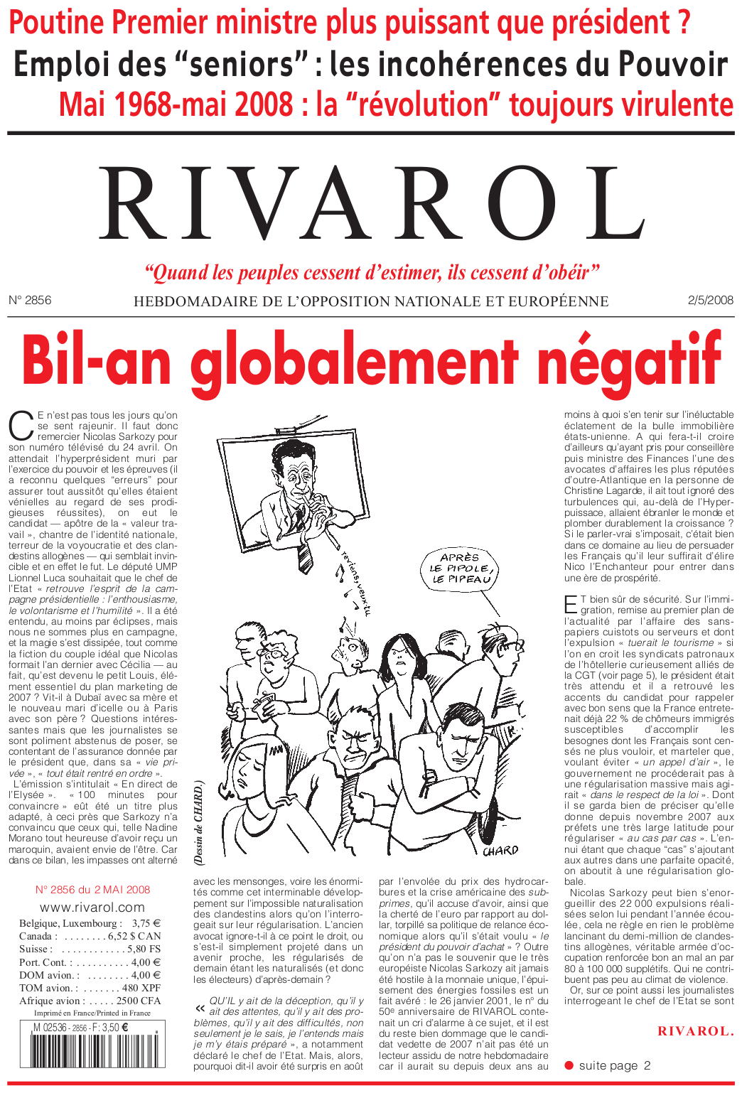 Rivarol n°2856 version numérique (PDF)
