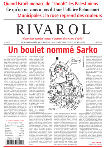 Rivarol n°2849 version numérique (PDF)