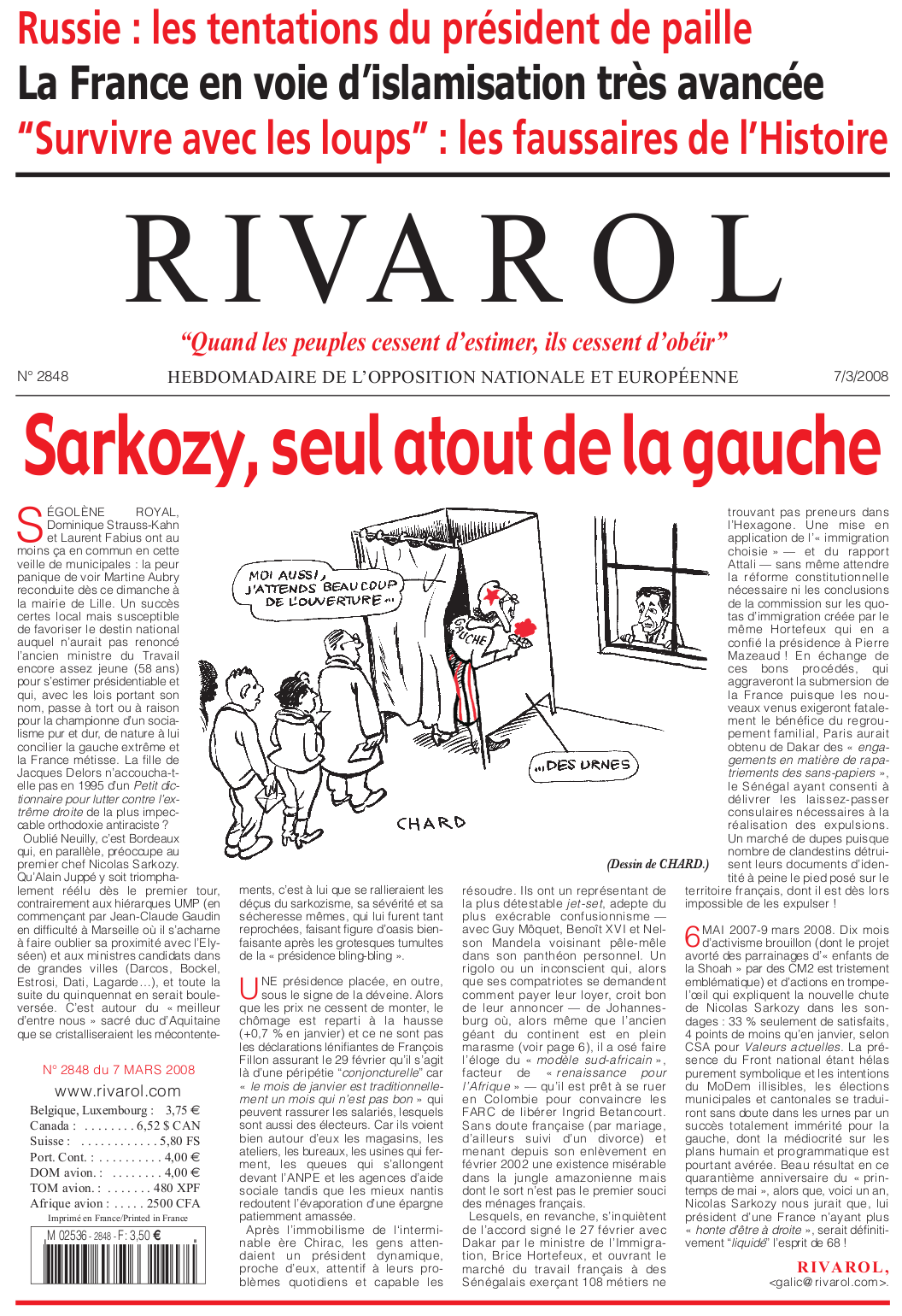 Rivarol n°2848 version numérique (PDF)