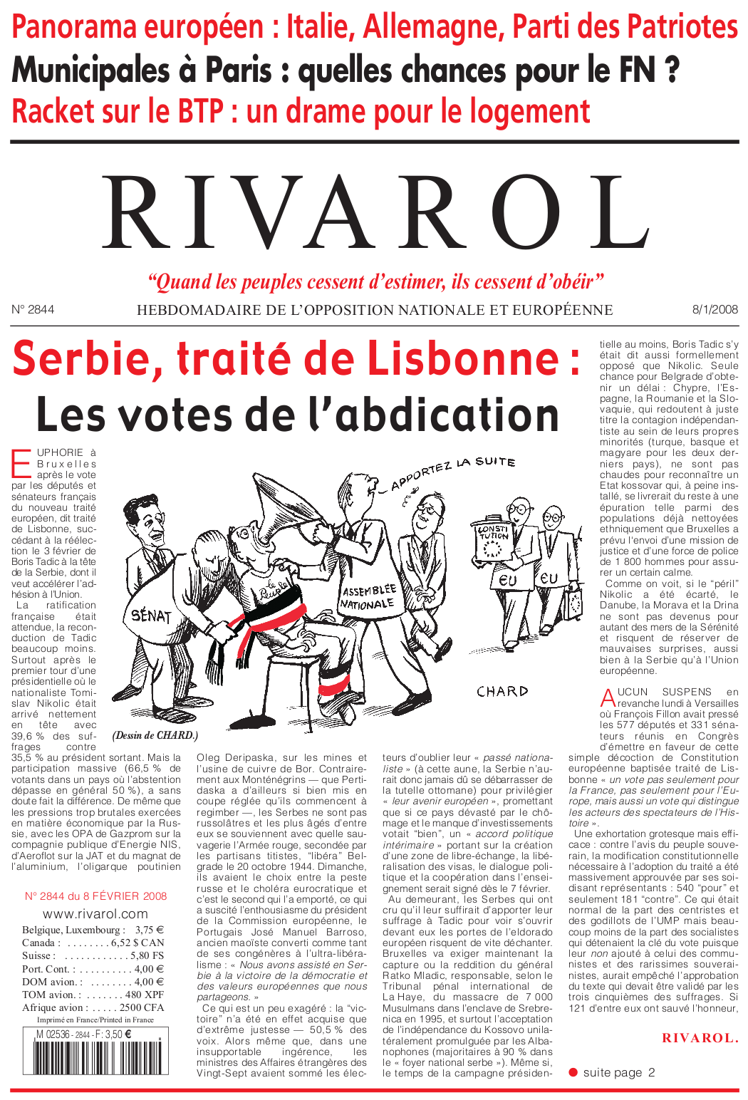Rivarol n°2844 version numérique (PDF)