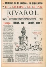 RIVAROL N°2018 du 29 juin...