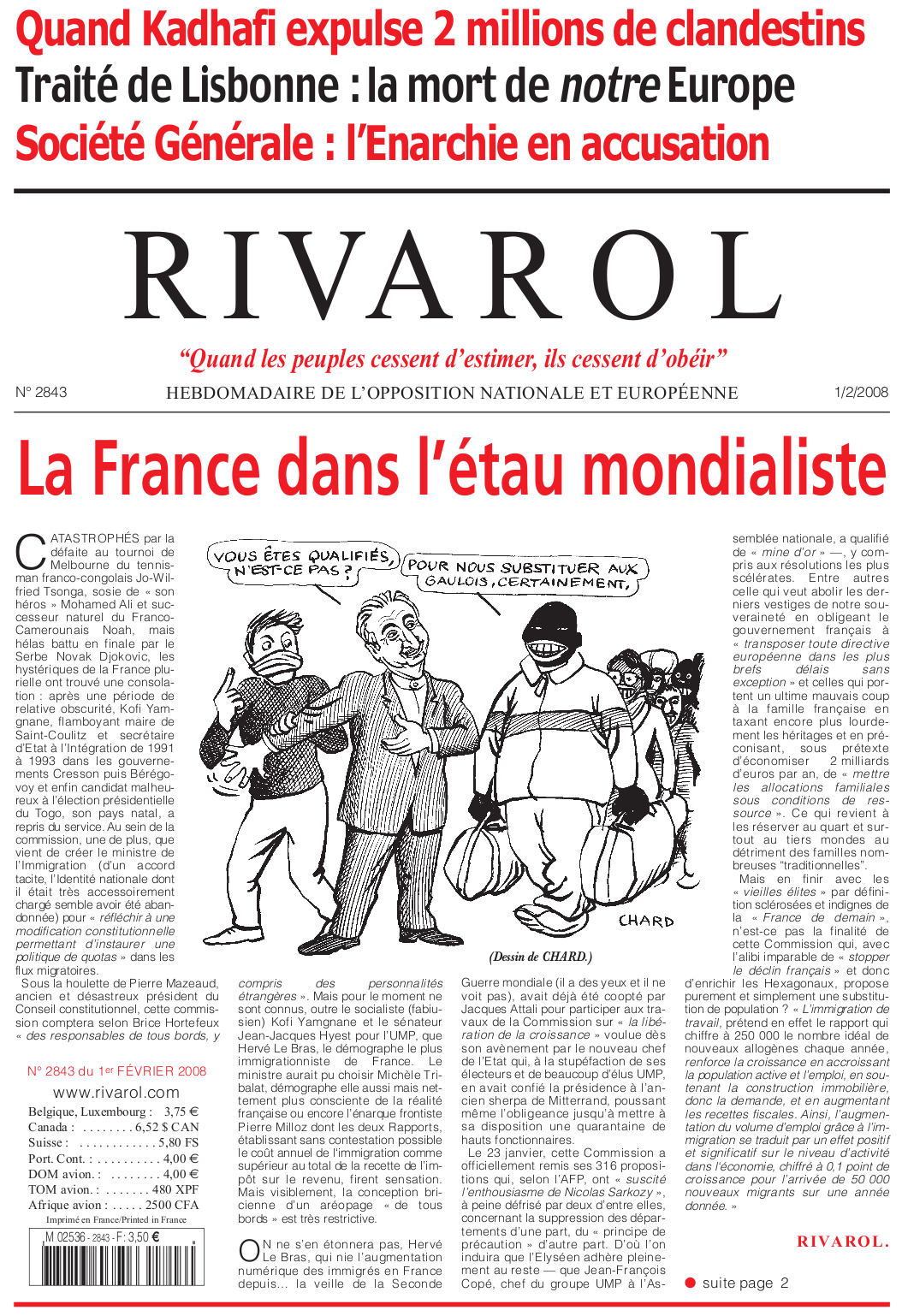 Rivarol n°2843 version numérique (PDF)