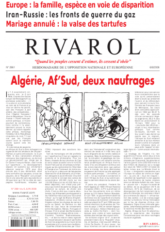 Rivarol n°2861 version numérique (PDF)