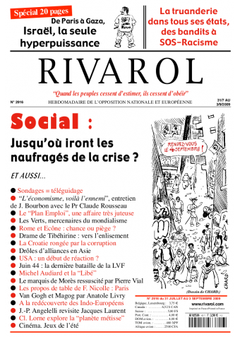 Rivarol n°2916 version numérique (PDF)