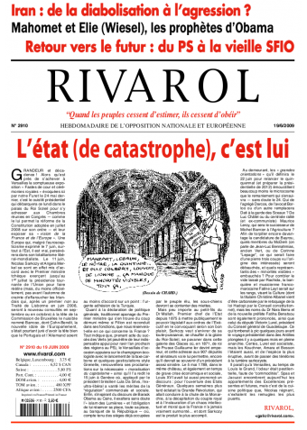 Rivarol n°2910 version numérique (PDF)