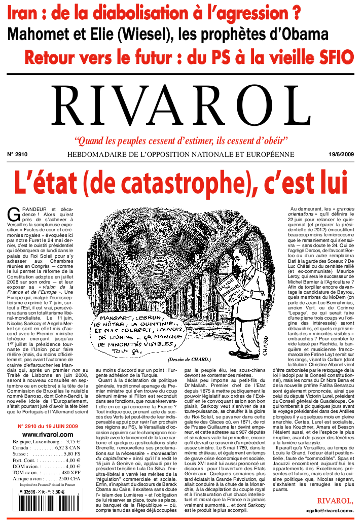 Rivarol n°2910 version numérique (PDF)
