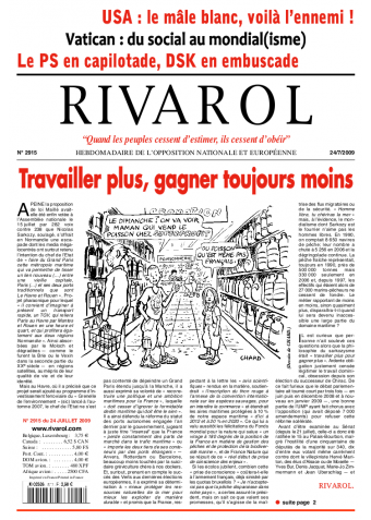Rivarol n°2915 version numérique (PDF)