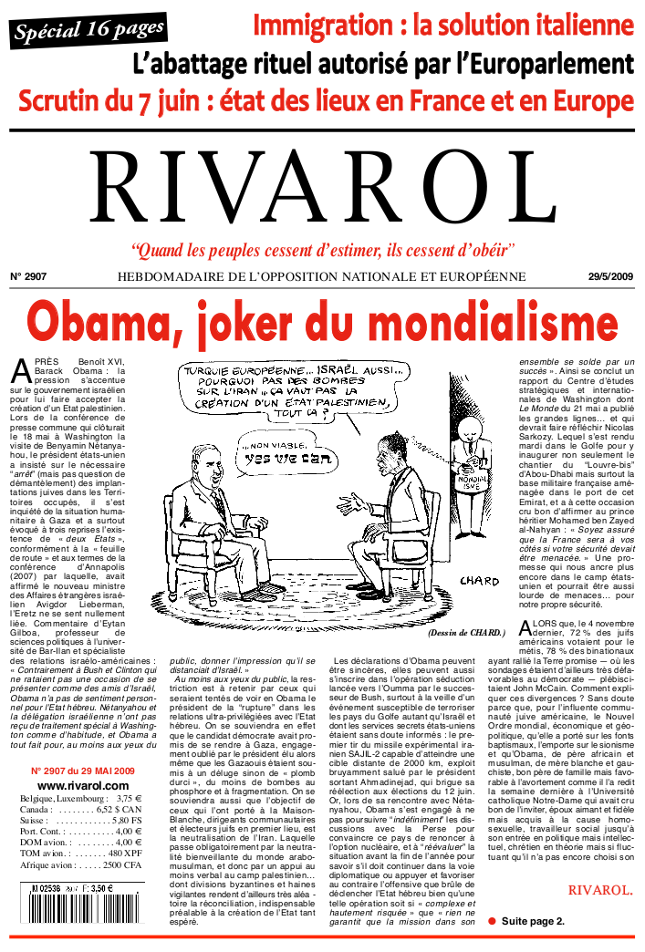 Rivarol n°2907 version numérique (PDF)