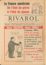 RIVAROL N°1852 du 9 janvier...