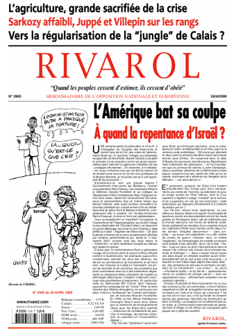 Rivarol n°2903 version numérique (PDF)