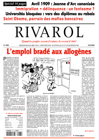 Rivarol n°2902 version numérique (PDF)
