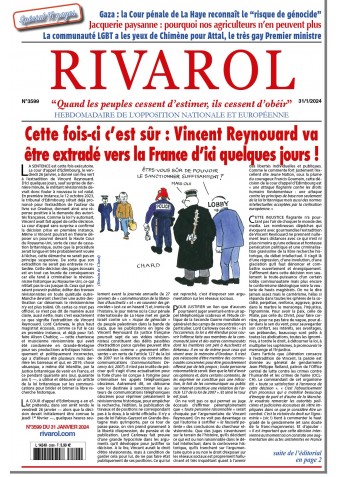 Rivarol n°3599 du 31/1/2024