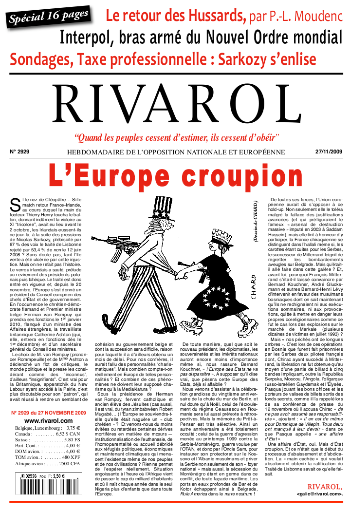 Rivarol n°2929 version numérique (PDF)