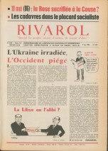 RIVAROL N°1821 du 9 mai...