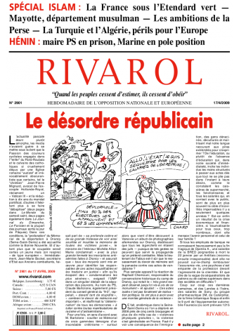 Rivarol n°2901 version numérique (PDF)