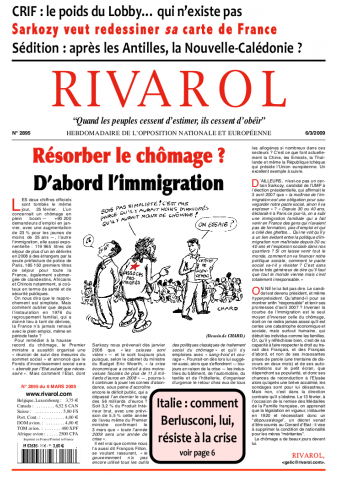 Rivarol n°2895 version numérique (PDF)