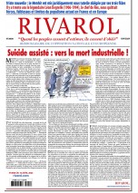 Rivarol n°3609 du 10/4/2024