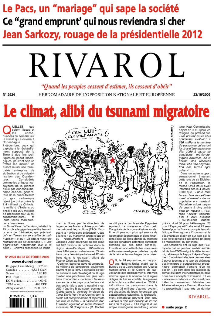 Rivarol n°2924 version numérique (PDF)