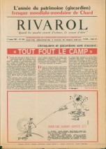 RIVAROL N°1556 du 1er...