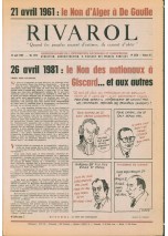 RIVAROL N°1572 du 23 avril...