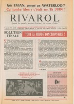 RIVAROL N°1591 du 17...