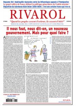 Rivarol n°3626 du 4/09/2024...