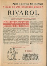 RIVAROL N°1506 du 3 janvier...