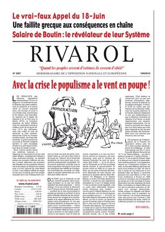 Rivarol n°2957 version numérique (PDF)