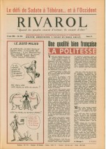 RIVAROL N°1518 du 27 mars...