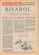 RIVAROL N°1543 du 2 octobre...