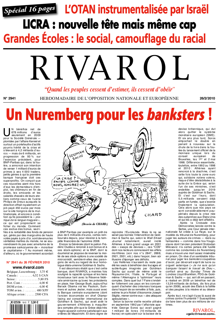Rivarol n°2941 version numérique (PDF)