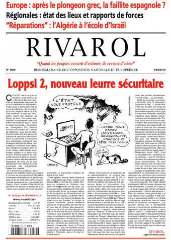 Rivarol n°2940 version numérique (PDF)