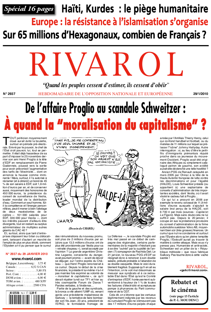 Rivarol n°2937 version numérique (PDF)