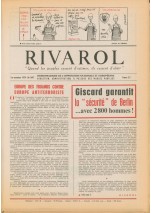 RIVAROL N°1497 du 1er...