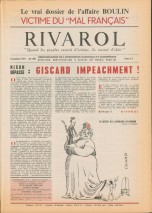 RIVAROL N°1498 du 8...