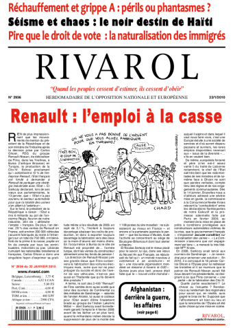Rivarol n°2936 version numérique (PDF)