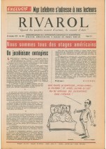 RIVAROL N°1501 du 29...