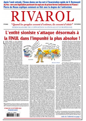 Dernier numéro Rivarol