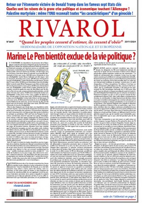 Dernier numéro Rivarol