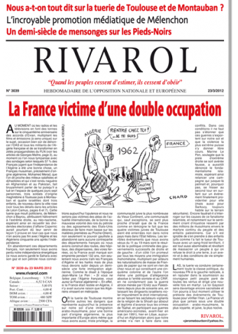 Rivarol n°3039 version numérique (PDF)