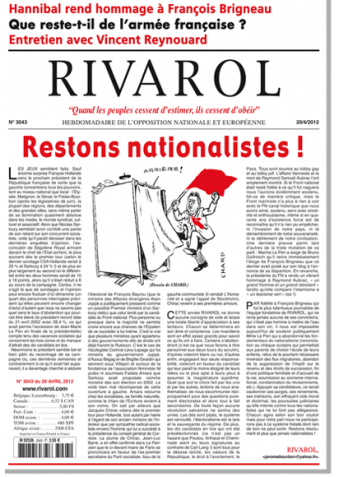 Rivarol n°3043 version numérique (PDF)