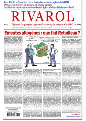 Dernier numéro Rivarol
