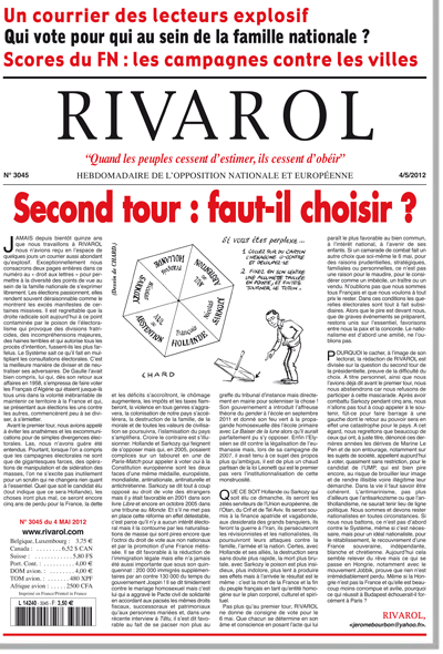 Rivarol n°3045 version numérique (PDF)