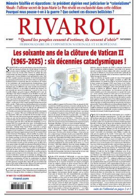 Dernier numéro Rivarol